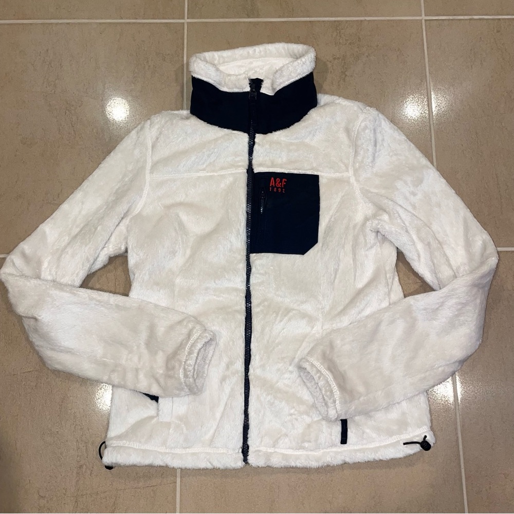 Abercrombie & Fitch Fur Zip Up Jacket